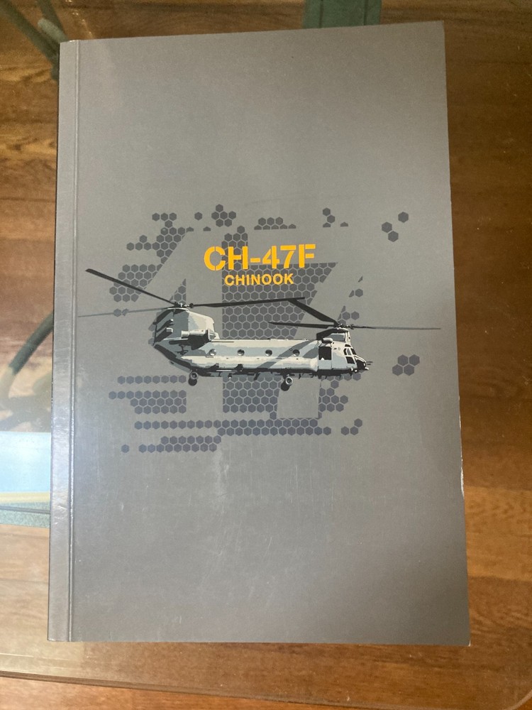 Boeing CH-47F Chinook Notebook with lined pages