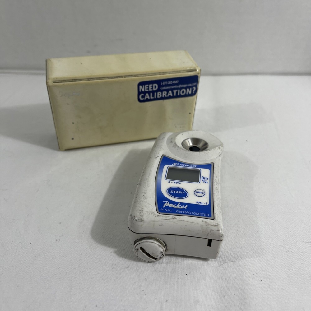 USED ATAGO Pocket Refractometer PAL-1 Brix : 0.0-53.0%