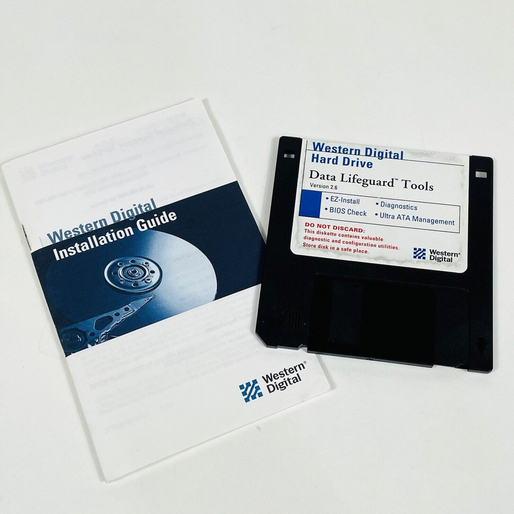 WESTERN DIGITAL Hard Drive Data Lifeguard Tools Version 2.6 3.5" Floppy Disk