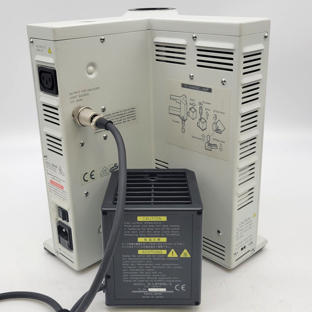 Olympus Microscope BX50 Replacement Stand with Lamphouse