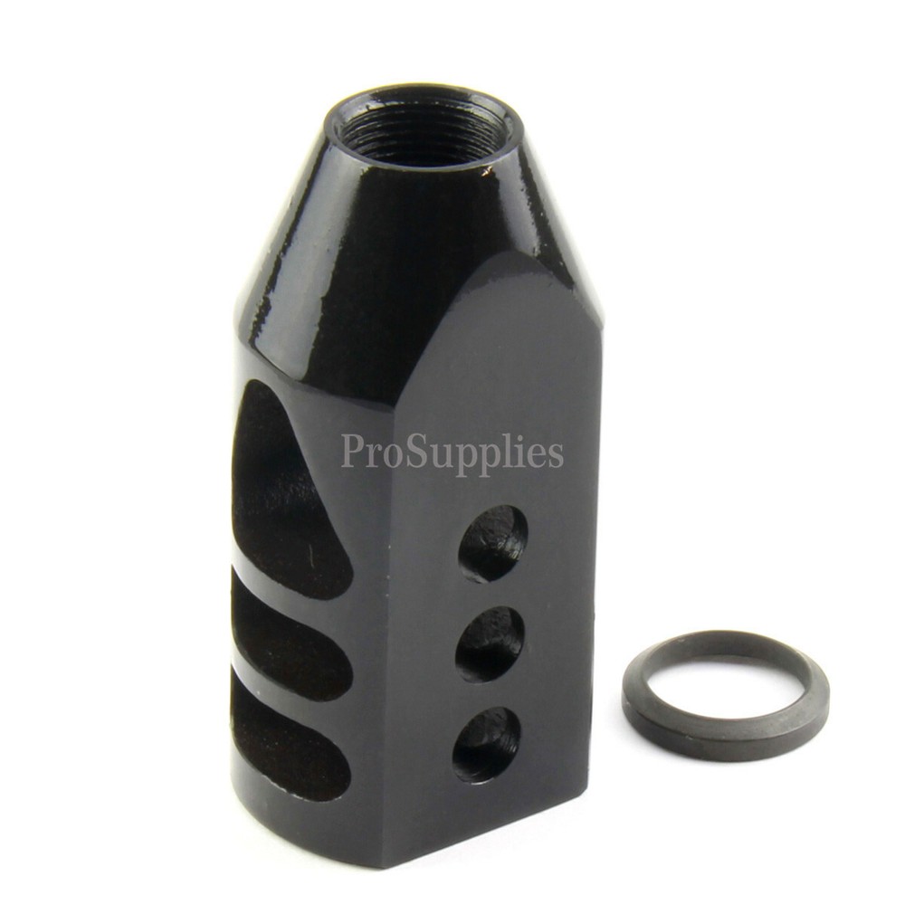 HOT! Tanker Style Muzzle Brake Triangular Baffl 5/8x24 Pitch for .308