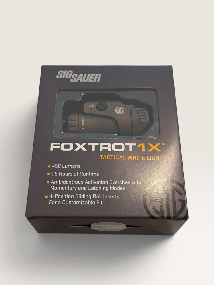 Foxtrot 1X Tactical Light 450 Lumens Model SOF12002 White