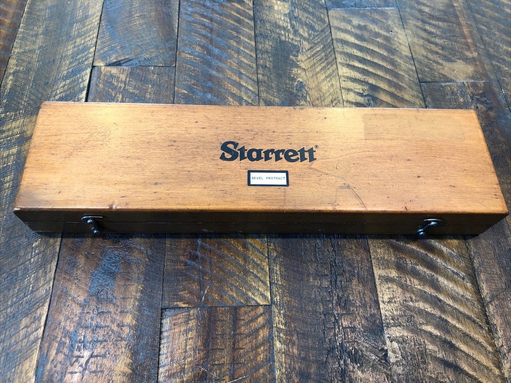 Starrett No. 359 bevel protractor 7 & 12” Blade