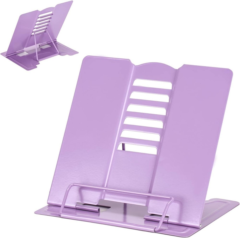 Metal Book Stand Adjustable Book Holder Reading