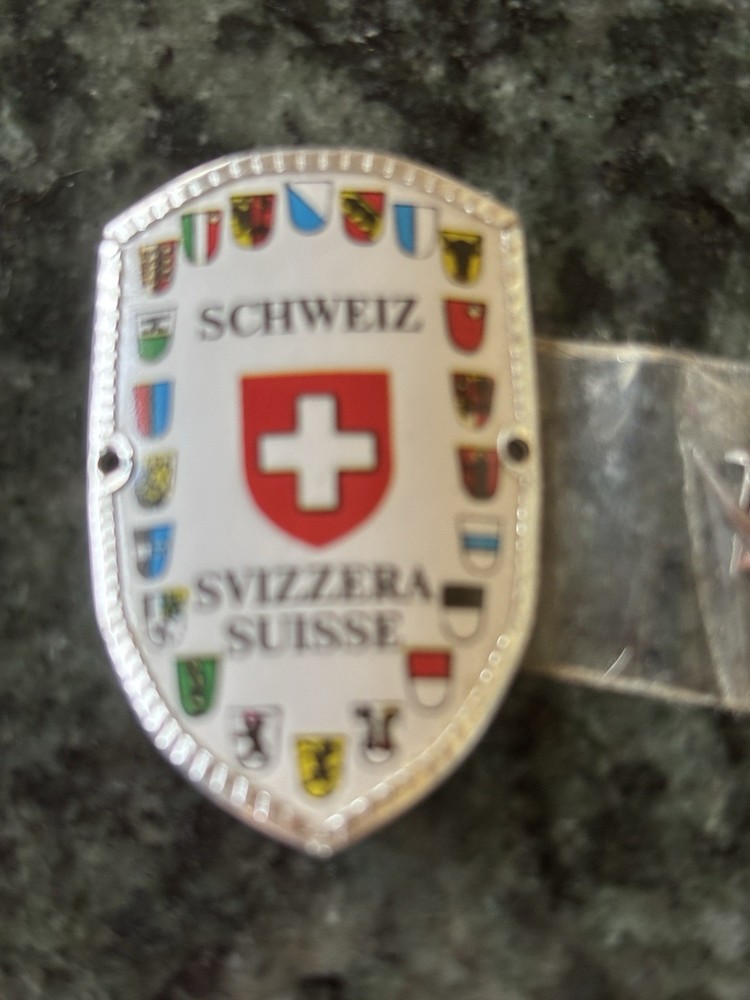 Hiking Stick Medallion Switzerland
