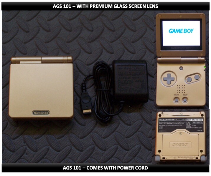 Nintendo Game Boy Advance GBA SP System AGS 101 Brighter Screen Pick Solid Color