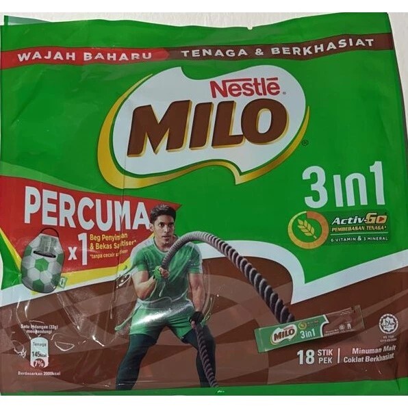 MILO 3 IN 1 malted drink
