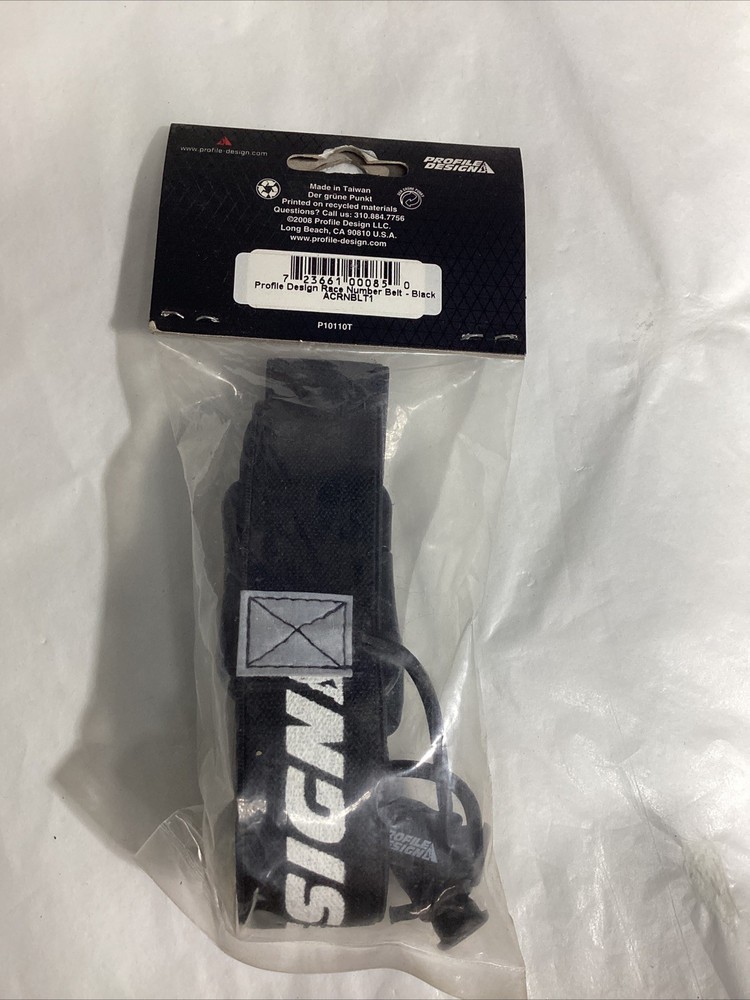 Race Number Belt