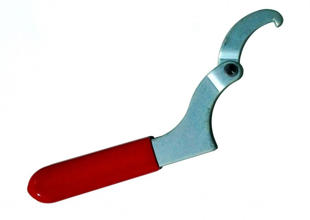 Aldan American ALD-1 - Adjustable coilover shock spanner wrench with rubber h...