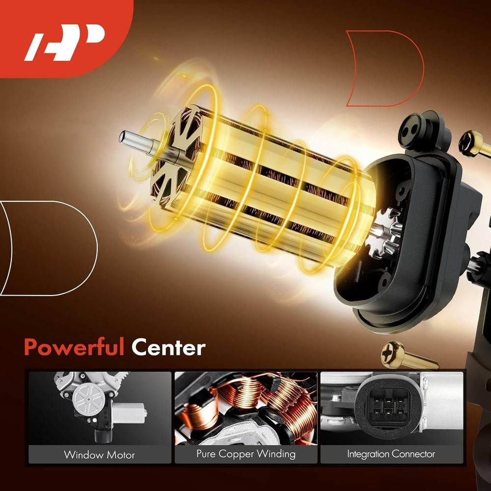 Power Window Regulator with Motor Compatible with Mitsubishi Front Driver Side