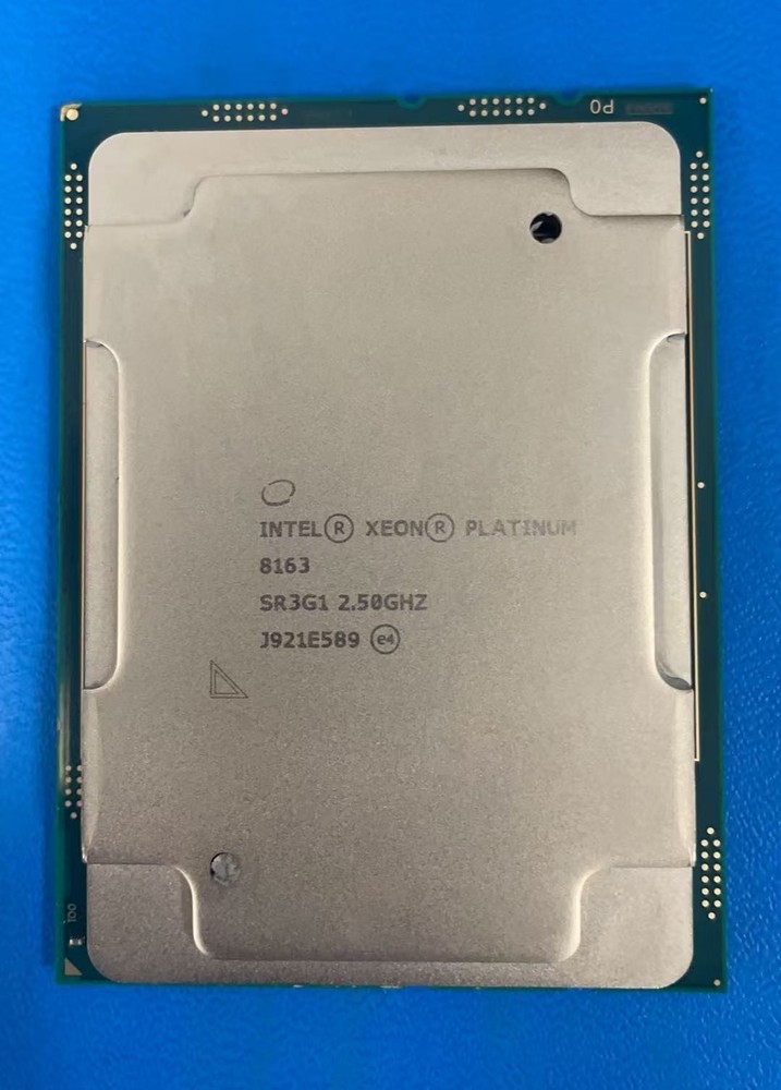 Intel Xeon Platinum 8163 SR3G1 2.5GHz 24-Core 33MB LGA3647 CPU Processor