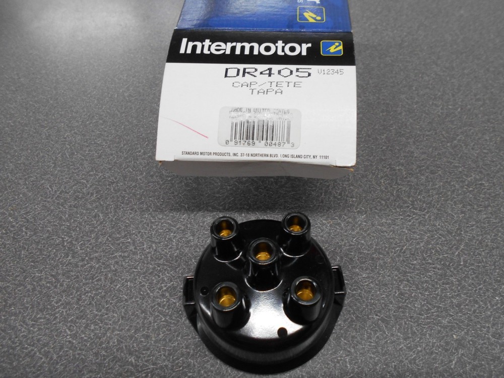 Standard DR405 Distributor Cap with Brass terminals, NOS!