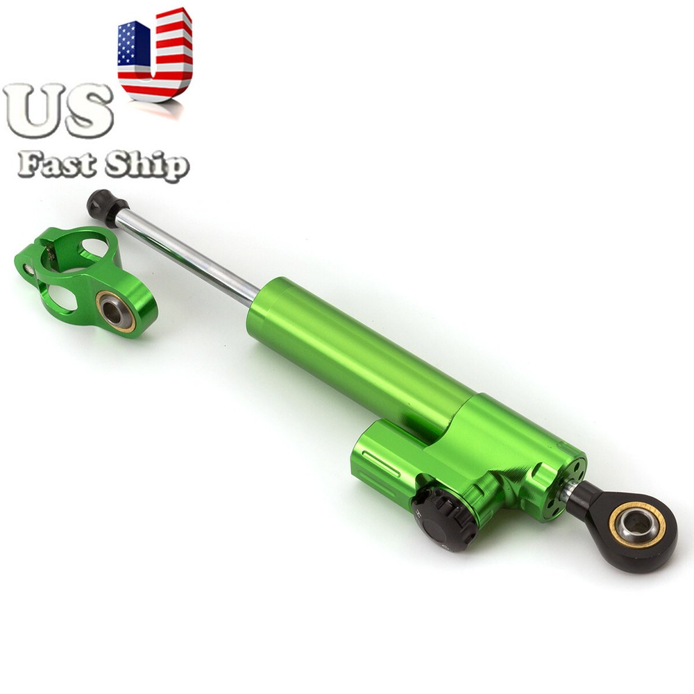 355mm Universal Steering Damper Linear Stabilizer Reversed Control Aluminum CNC