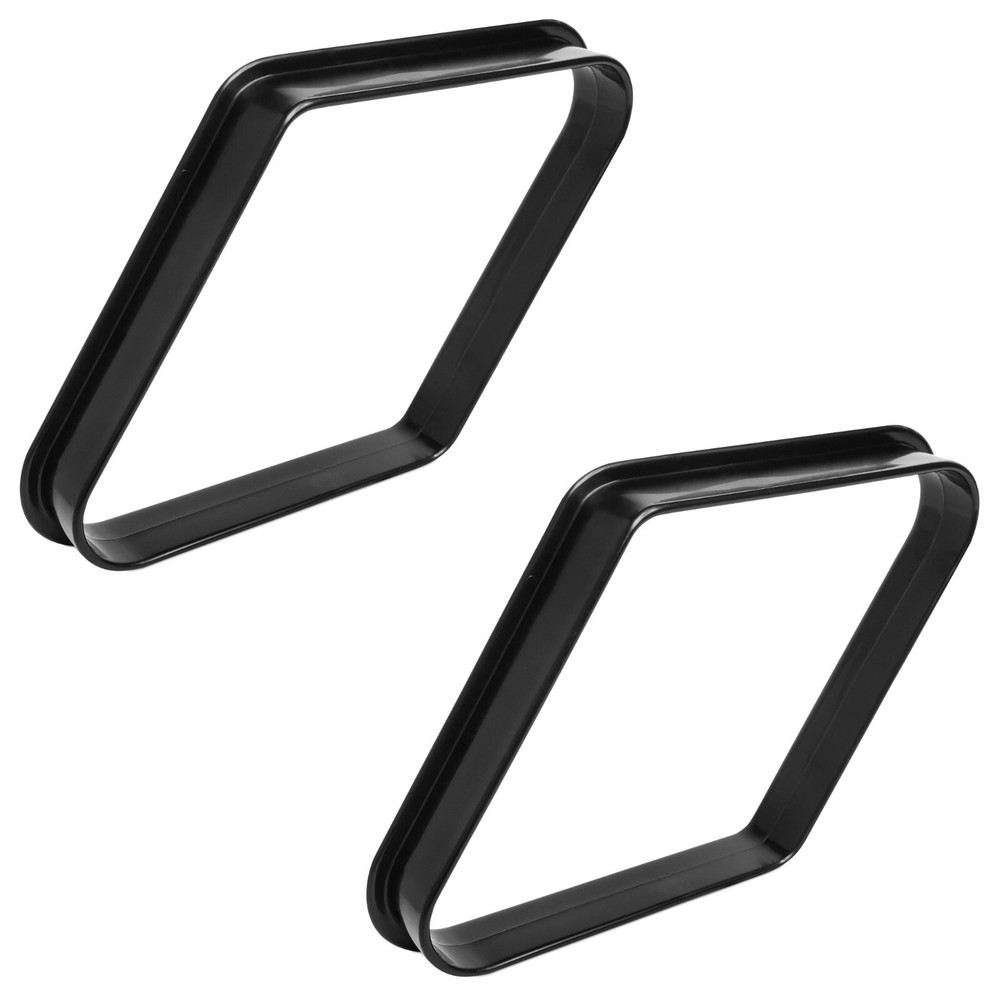 OKKO Billiard Pool Table Plastic 9 Ball Diamond Rack for 2 ¼" Pool Balls, 2-Pack