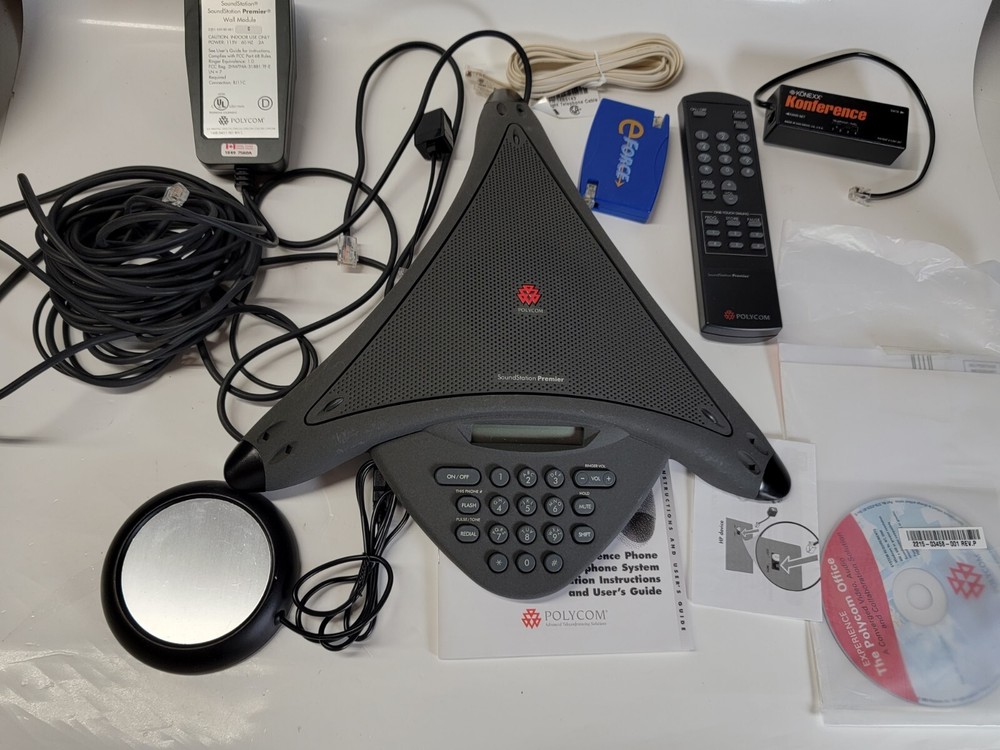 polycom premire sound station # 2201- 01900-001 conference ( untested)
