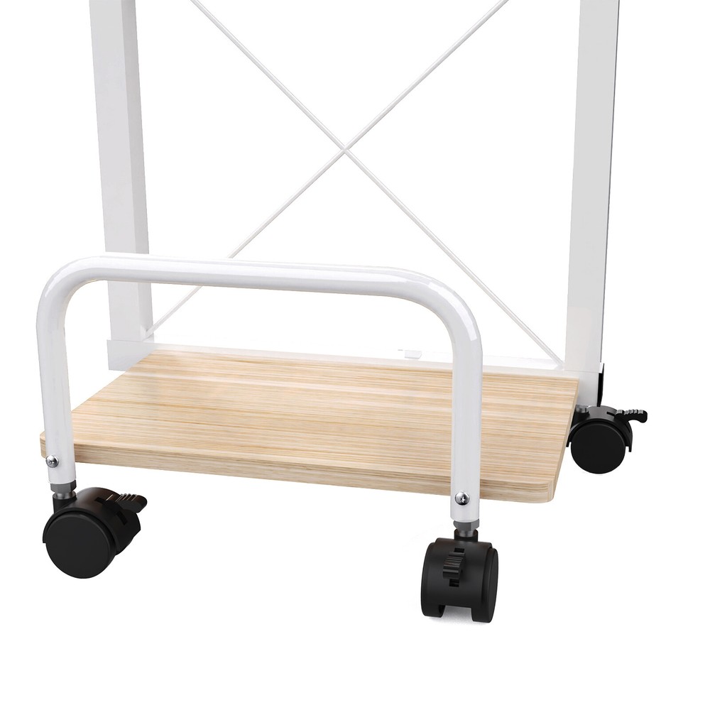 Multifunctional Mobile Adjustable Height & Width Desk for Home Office