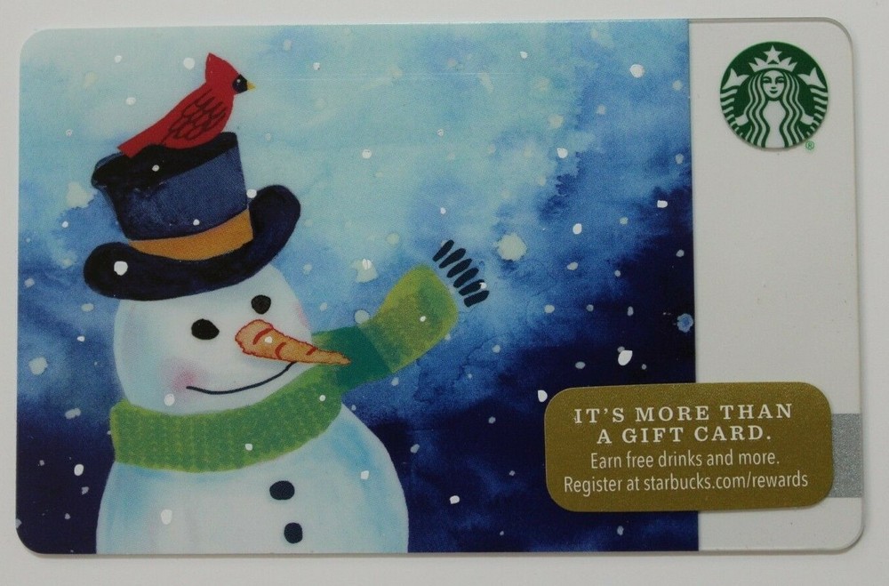 Starbucks Card US 2016 Snowman MS 6127