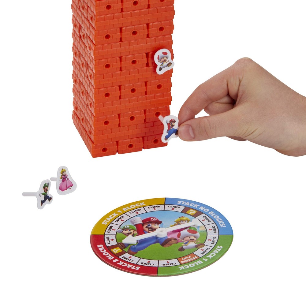 Hasbro Jenga: Super Mario Edition Game | Block Stacking Medium, Multicolored