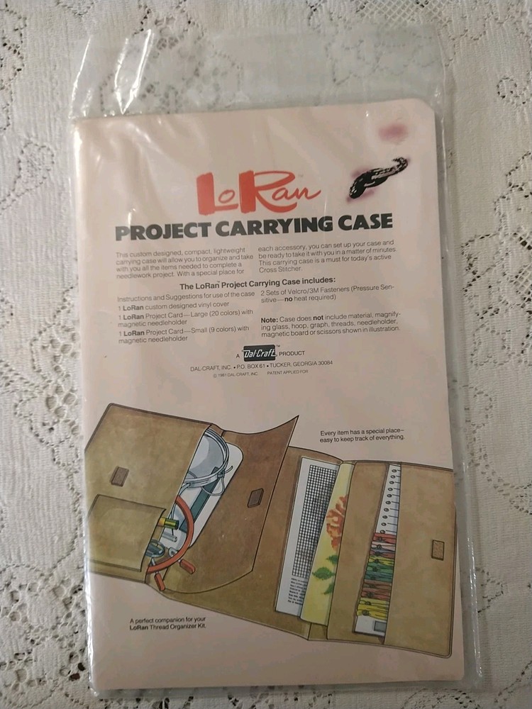 LoRan Project Carrying Case Needlework Crafts New