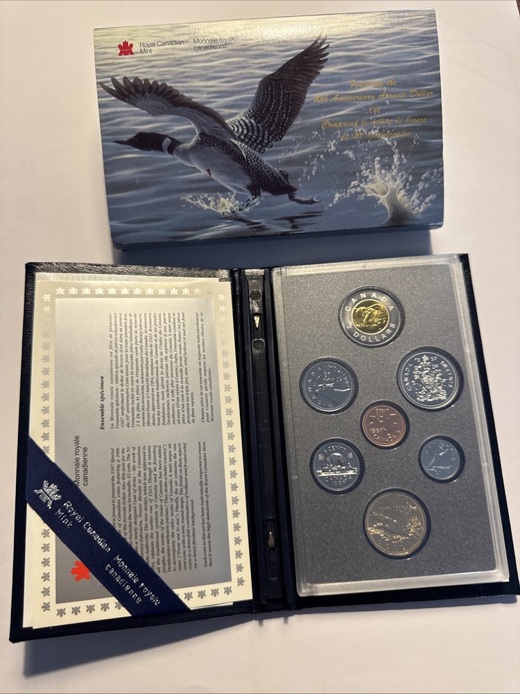 1997 Canada Specimen Set W/ COA & Box