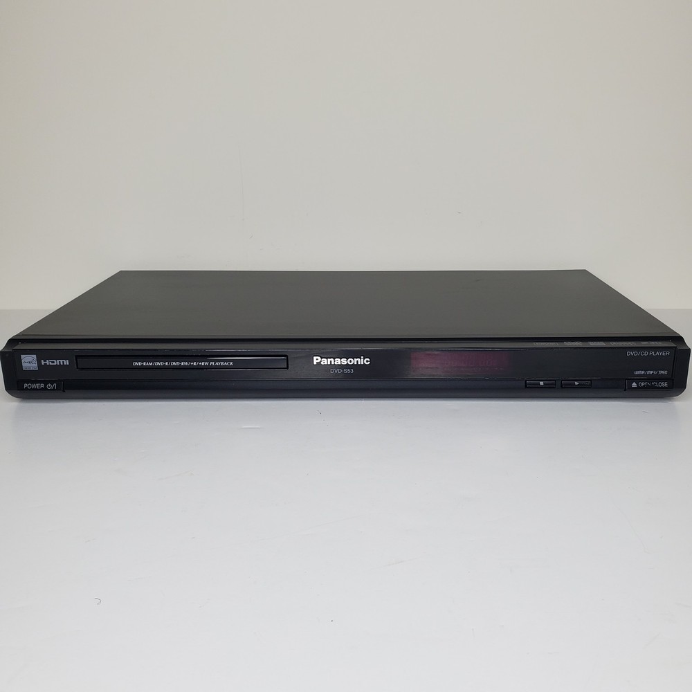 Panasonic DVD-S53 HDMI DVD CD No Remote Tested Working