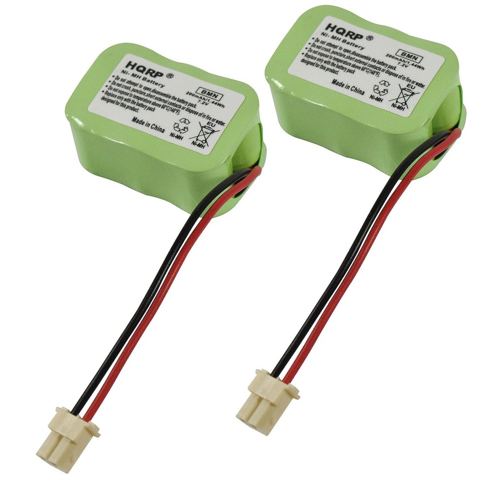 2-Pack HQRP Battery for Dt-Systems Dog Training Transmitter, ZBTX002 Replacement