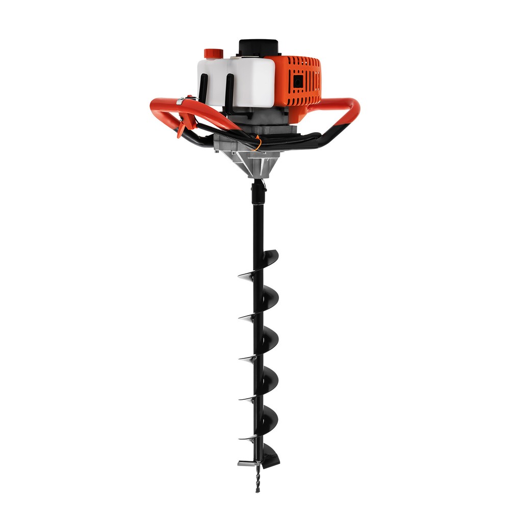 52CC Gas Powered Earth Auger Post Hole Digger with 4" 6" 8" Drill Bits