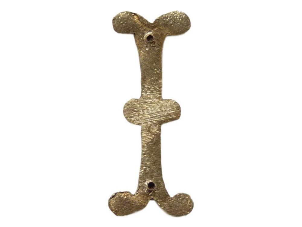 Antique Silver Letter / Initial I for restoration or craft projects