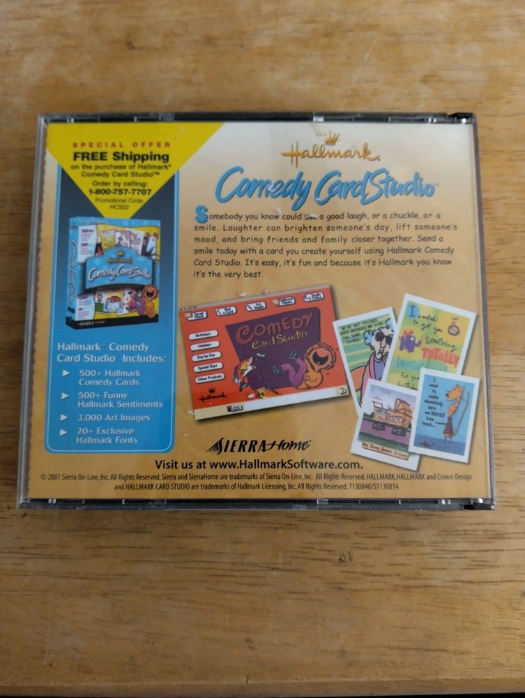 Hallmark Card Studio 3 Deluxe PC CD-Rom 3 Disc Software Set -A03