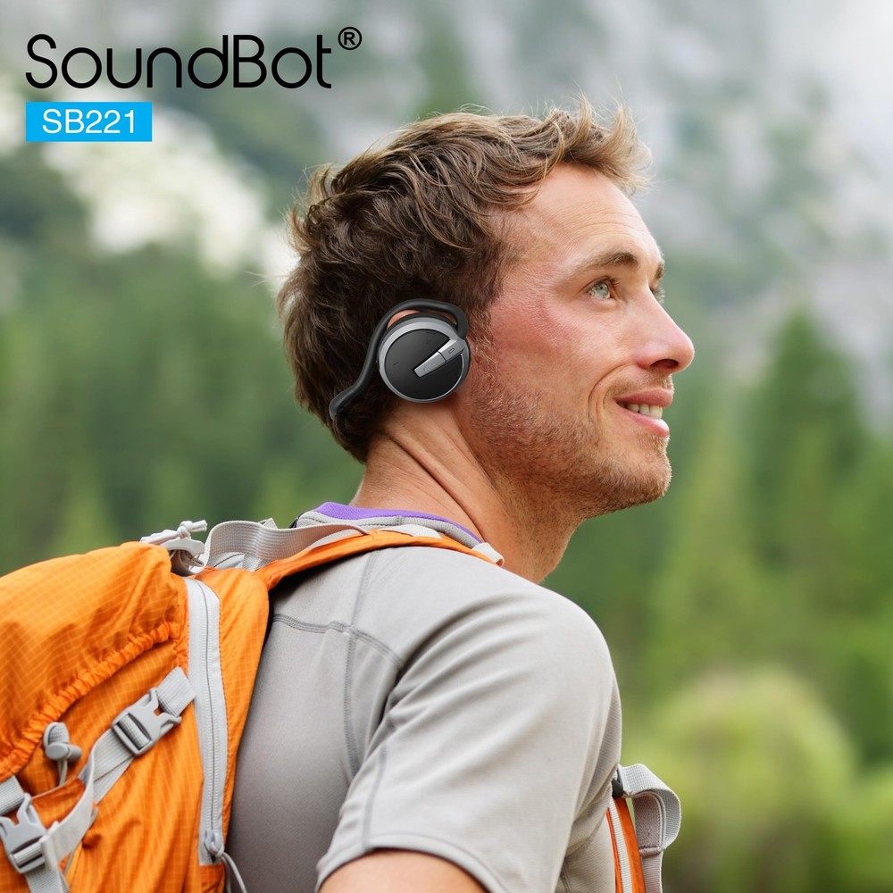 Wireless Bluetooth Sports Headset Sweat Resistant with Mic
