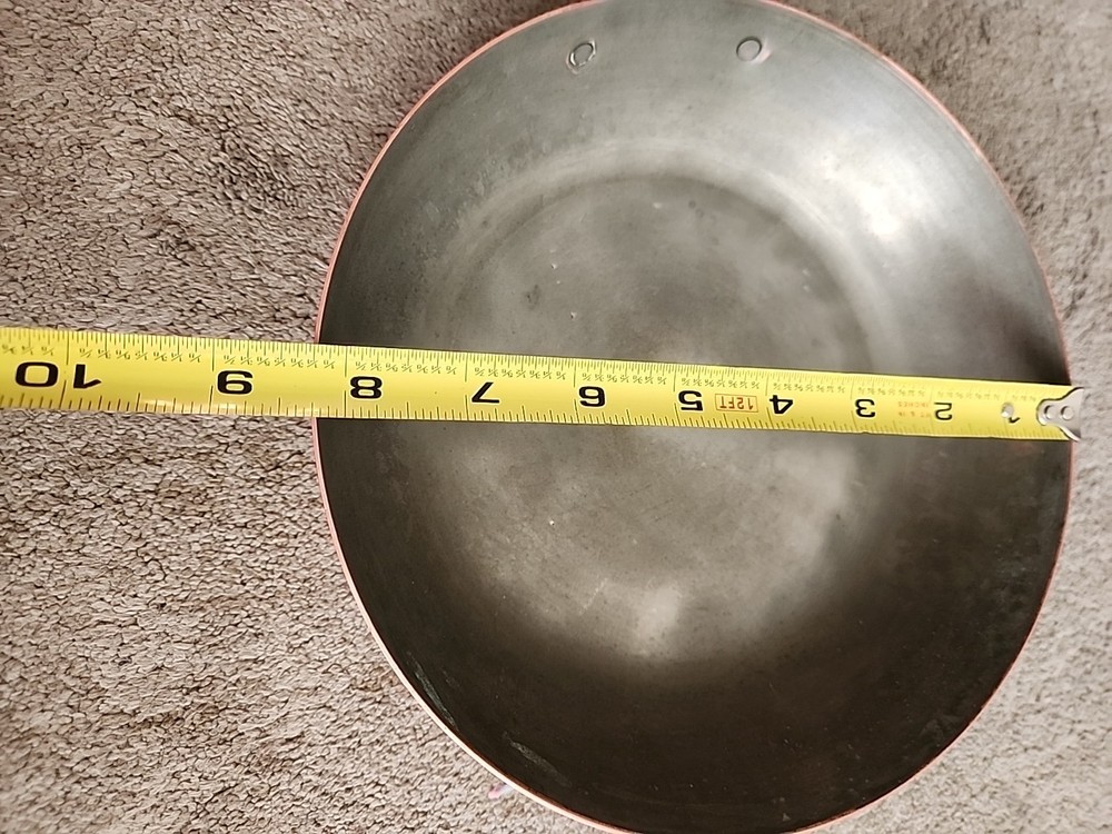 Henry Roessle&son Small Copper Saute Pan.