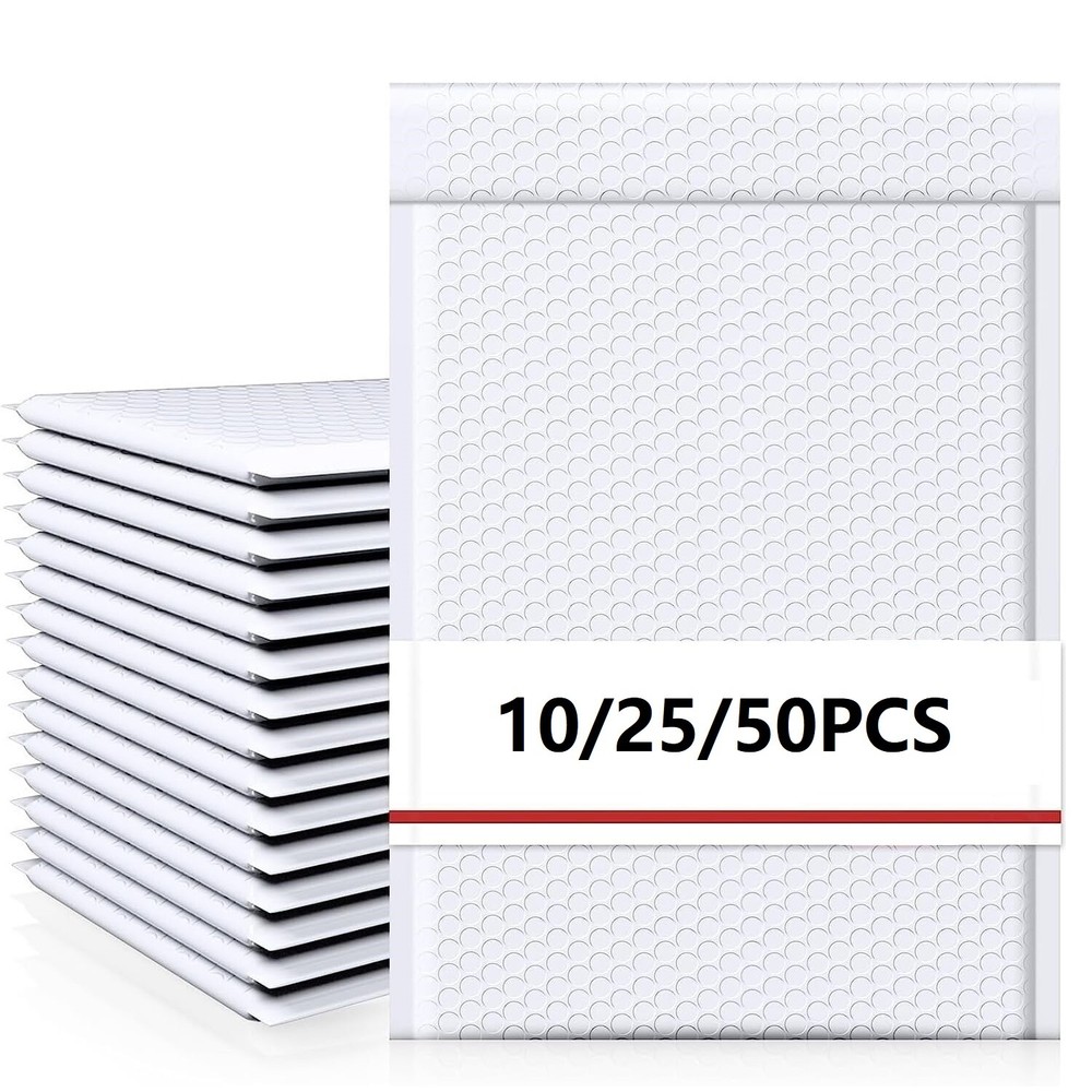 25x 50x Poly Bubble Mailers Padded Envelopes Shipping Mailing Bags Multi Sizes