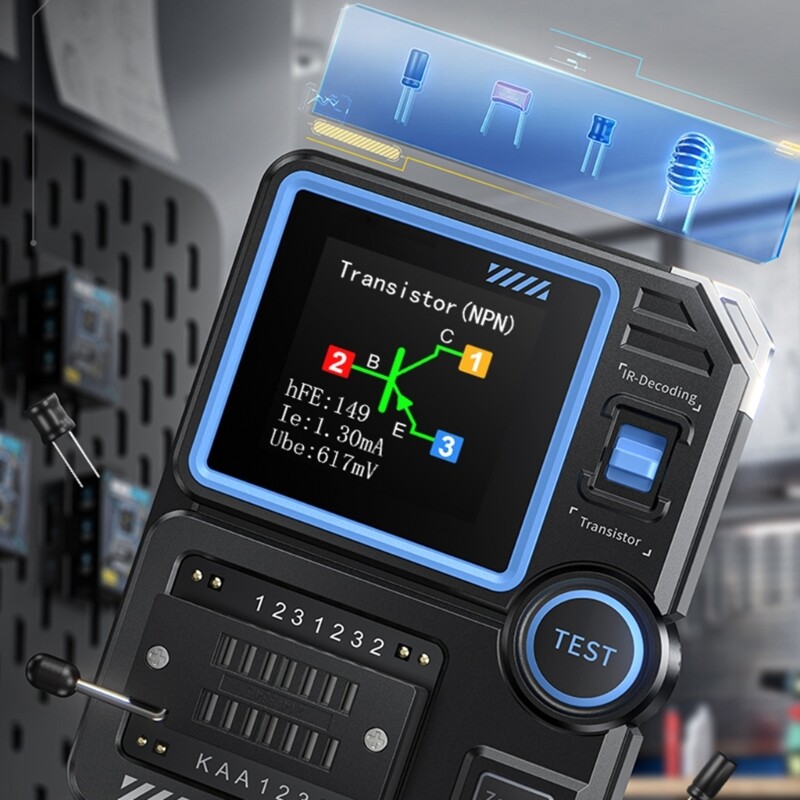 Precise LCRP1 Transistor Component Tester Fully Color Display for Electronic