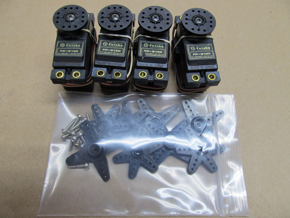 Four Futaba FP-S130  Servos
