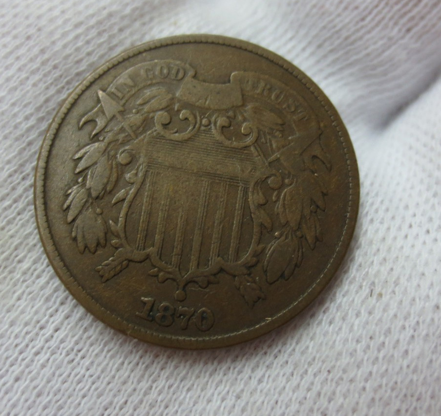 1870 Two Cent Piece (Set Break)