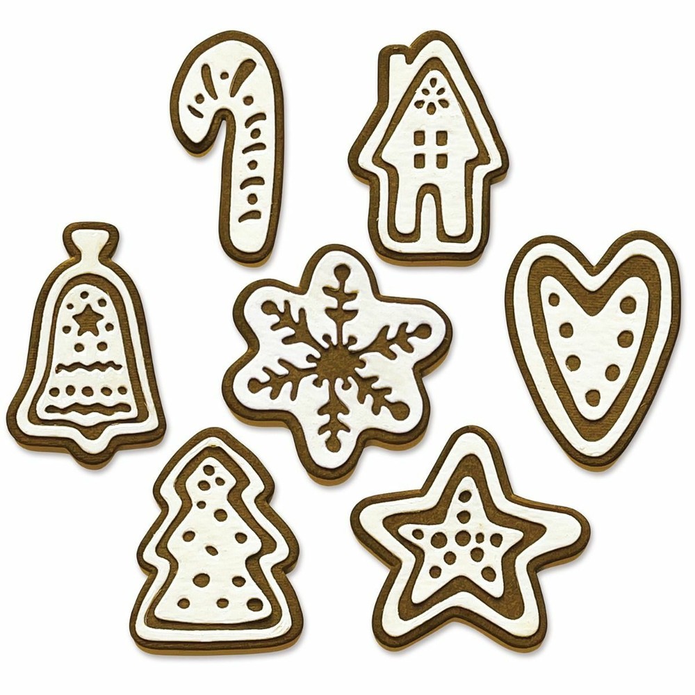 Sizzix Thinlits Christmas Cookies #665566 14pk set Retail $21.99 Tim Holtz