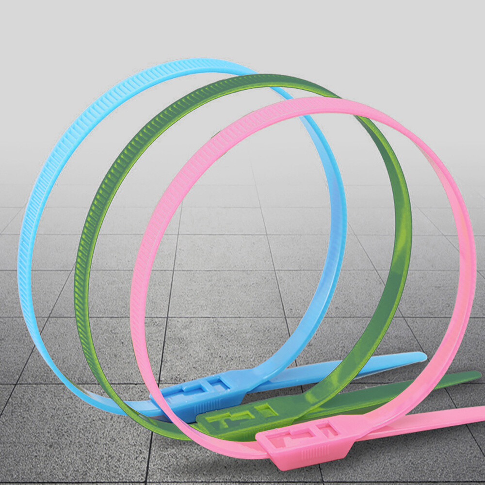 150Flat Head Cable Ties 400 x 8mm For Playgrounds Inflatable Castles