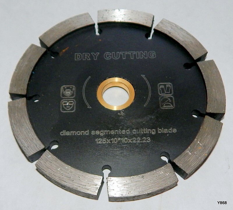 5" O.D. Dry Cutting Diamond Segmented Cutting Blade