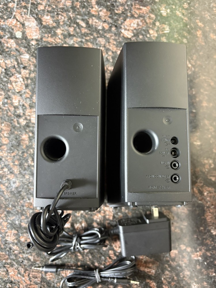 Bose Companion 2 Series III Multimedia Speaker System Black Tested Working
