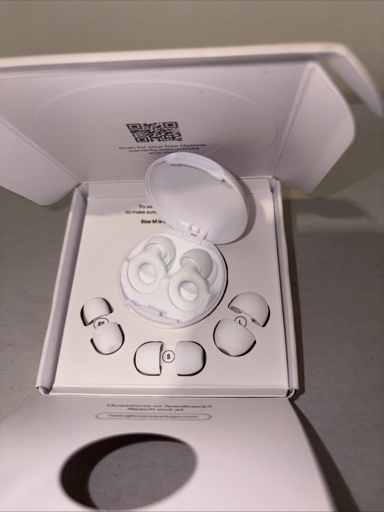 Loop Quiet 2 Earplugs WHITE New,Open Box