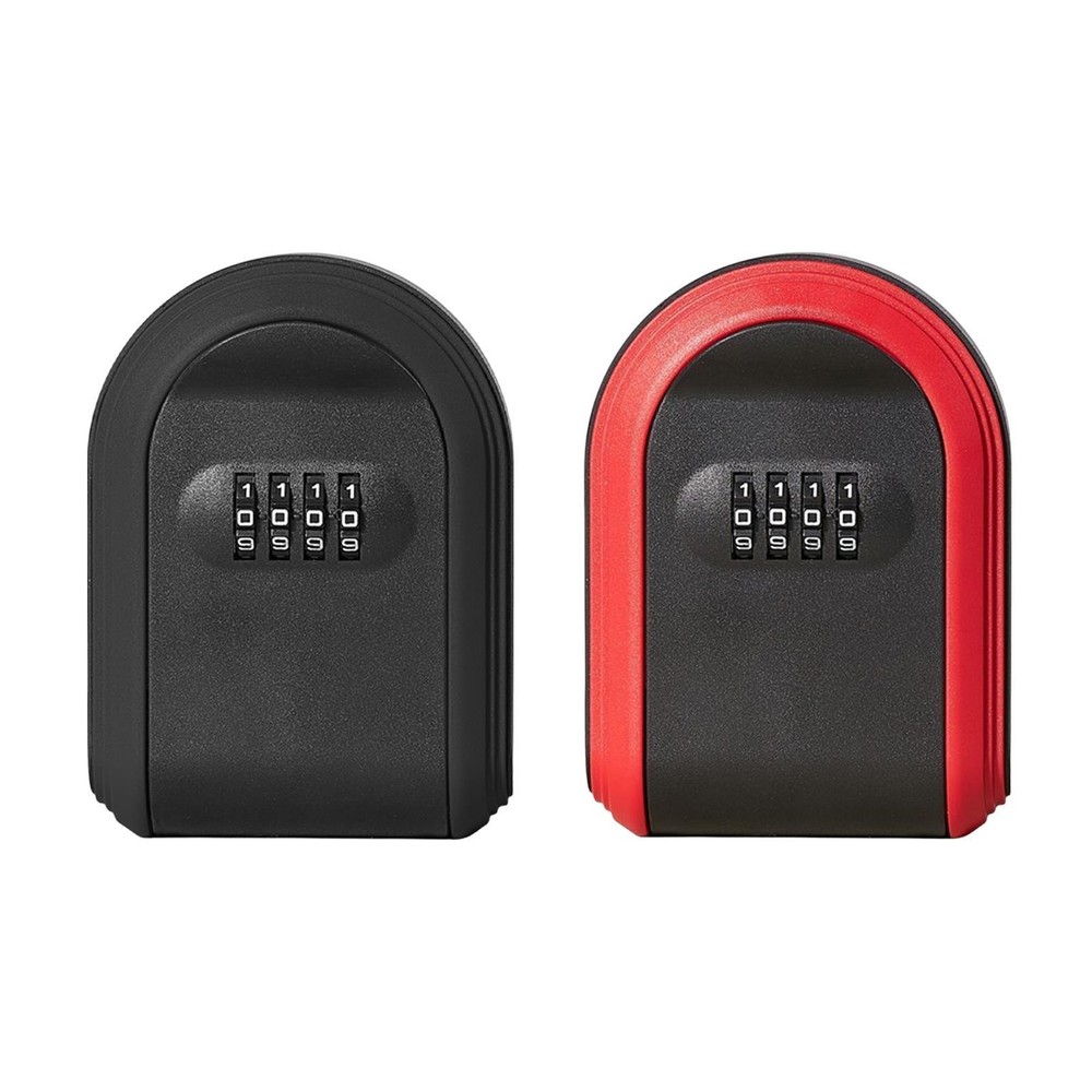 Key Lock Box Wall Mounted Locking Combination 4 Digit Key Cabinet Organizer for