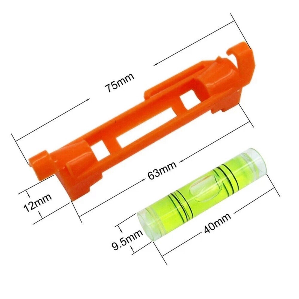 2pcs Line Hanging Bubble Level Gradienter String Level Mini Horizontal Bubble