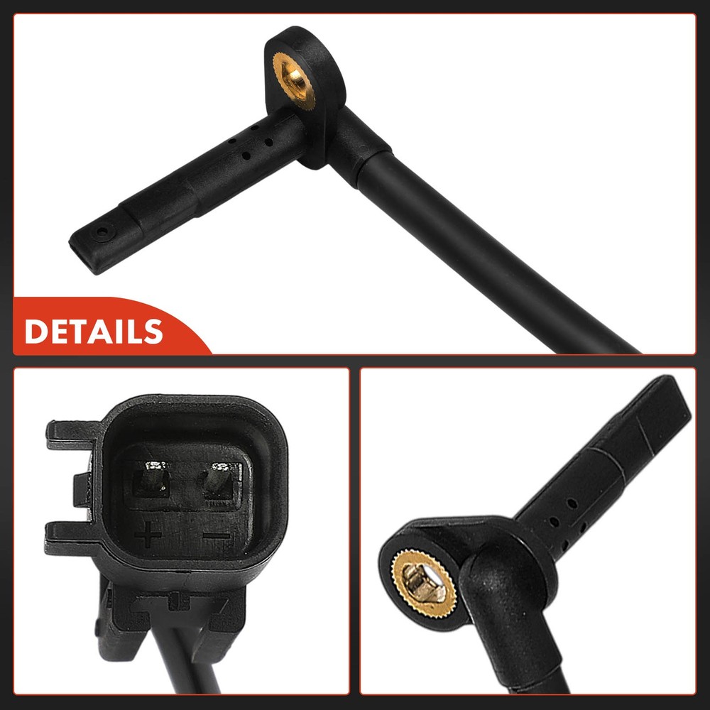 2Pcs Rear ABS Wheel Speed Sensor for Mitsubishi Lancer 2008-2015 Evolution Turbo