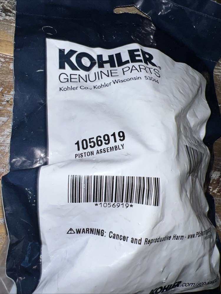 New Kohler 1056919 Piston Assembly