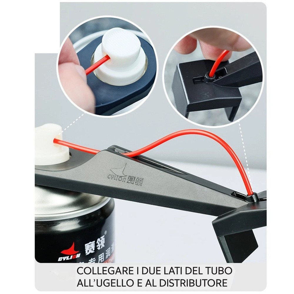Motorcycle Chain Lubricant Applicator Universal Oiler Cleaning Tool