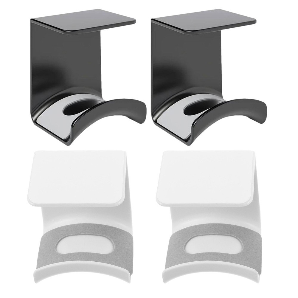 4 Pcs Under Desk Headphone Stand Classroom Accessories Holder Mount