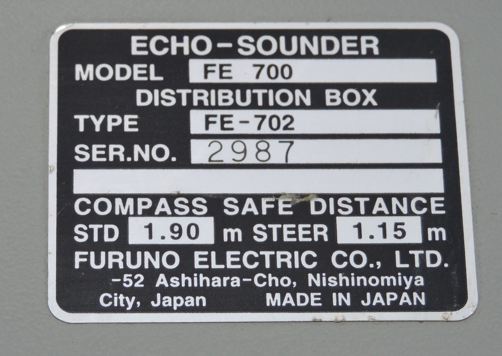 FURUNO FE-700 ECHO SOUNDER DISTRIBUTION BOX FE-702
