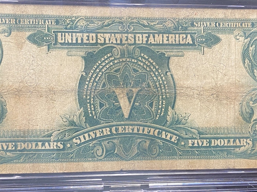 1899 $5 Indian Chief Silver Certificate Large Size Note