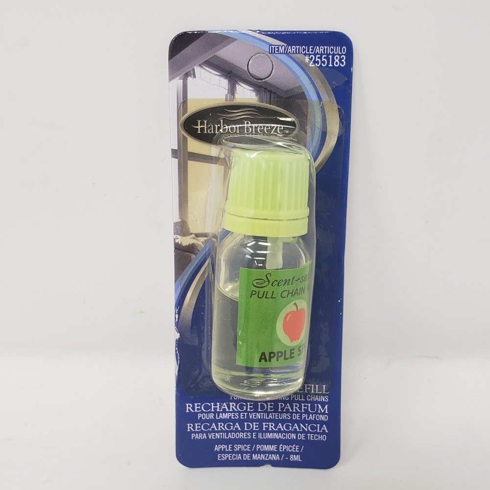 Harbor Breeze Fan & Lighting Pull Chain Apple Spice Scented Refill 🍎 8ML NEW