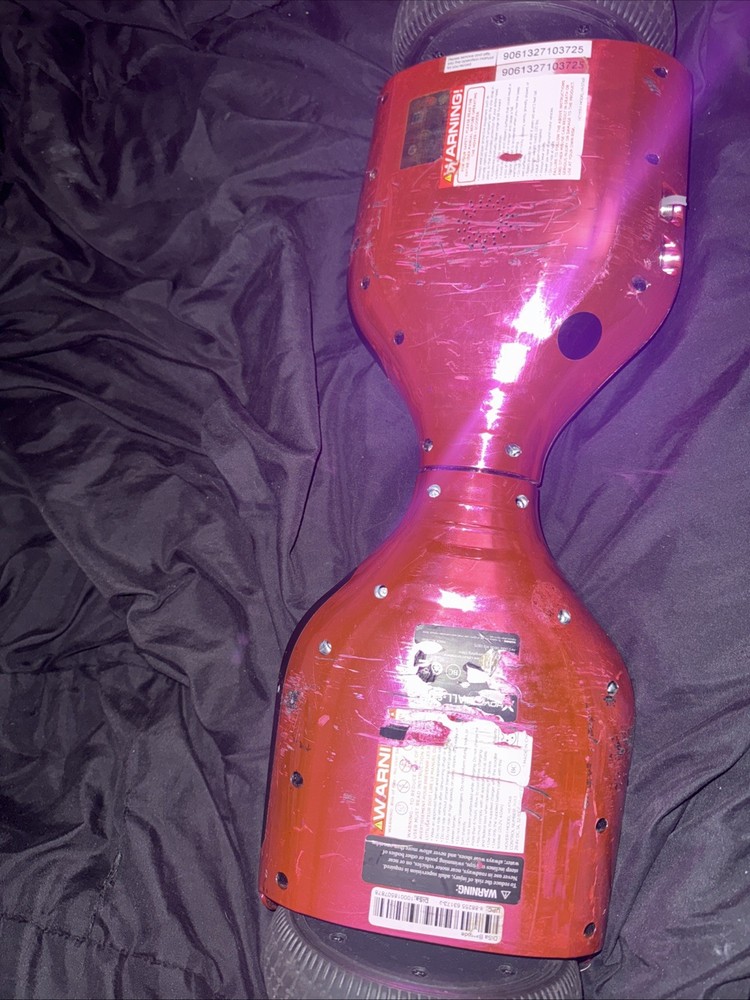 Good Working Hover Board (used) With Charger purple medium sized hover board